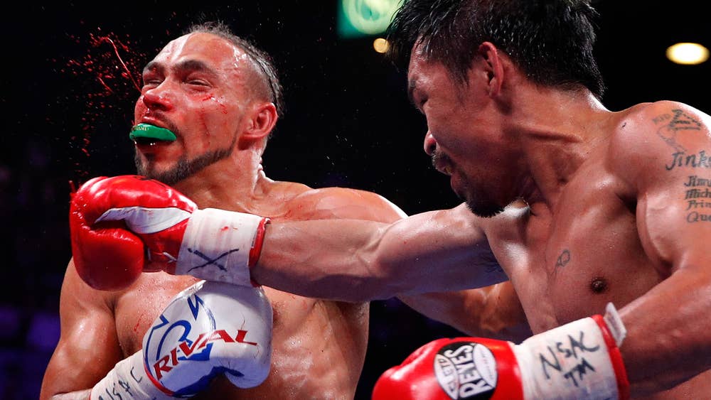 Keith Thurman & Manny Pacquiao 2 (Getty Images)