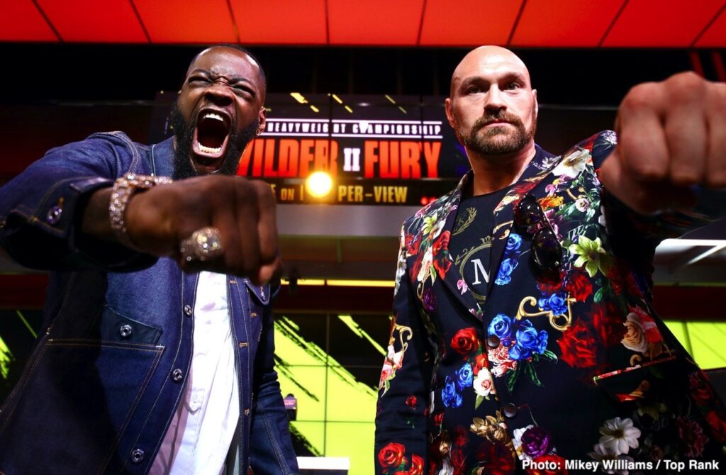 Deontay Wilder & Tyson Fury (Mikey Williams Top Rank)