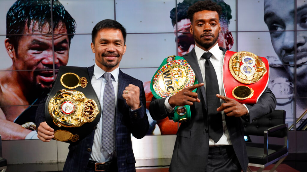 Manny Pacquiao y Errol Spence