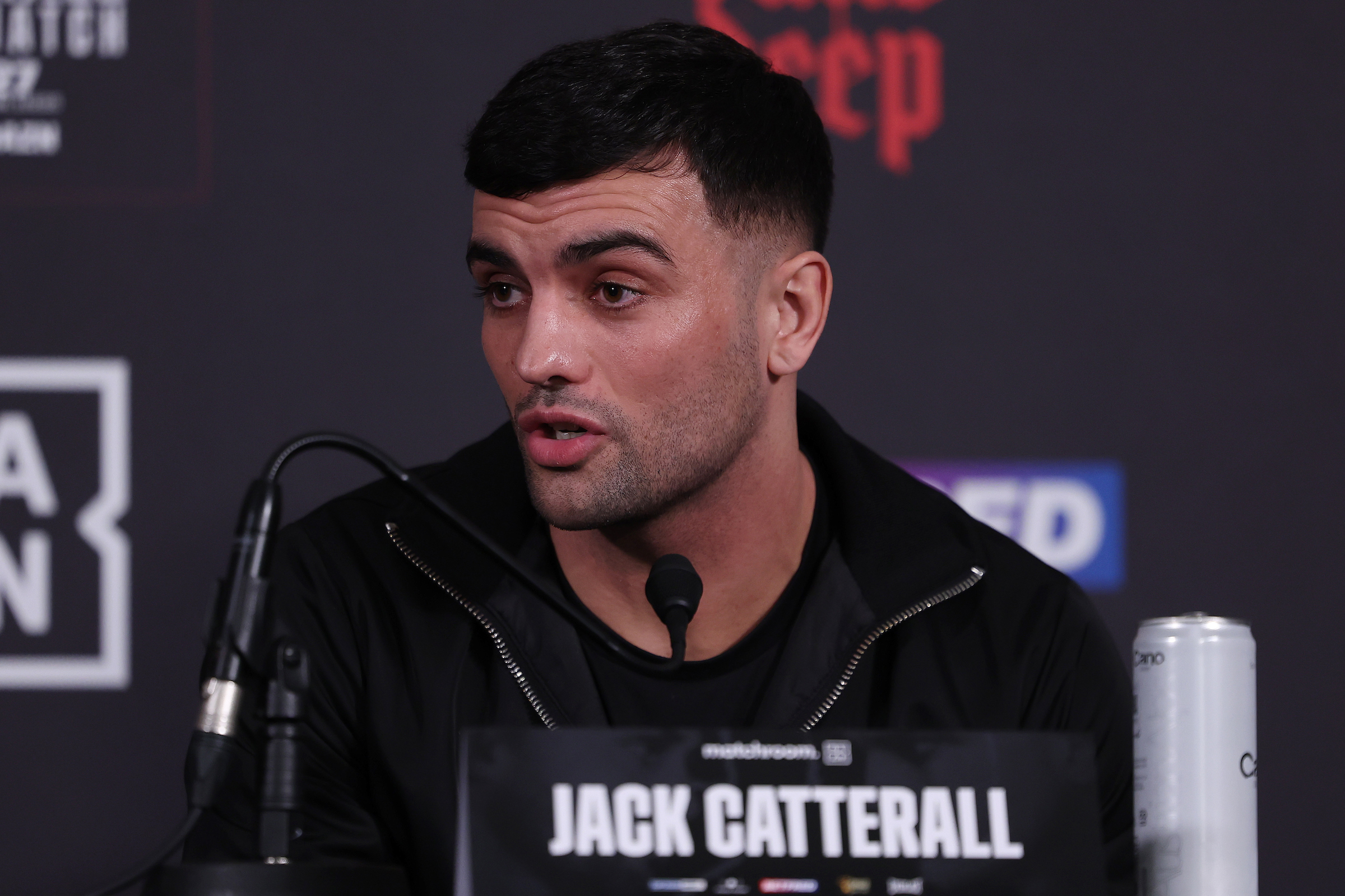 Edinburgh, UK: Josh Taylor and Jack Catterall Launch Press Conference ahead of their Super Lightweight rematch on Saturday April 27.19 February 2024 Picture By Mark Robinson Matchroom Boxing Jack Catterall.