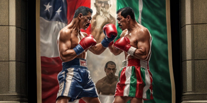 El Chango Carmona vs Mando Ramos, la primera pelea de un boxeador mexicano en fechas patrias. (Frases de Boxeo).