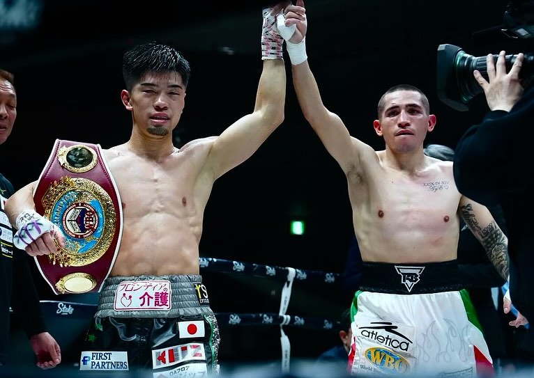 Kosei Tanaka es el nuevo campeón supermosca de la Organización Mundial de Boxeo (OMB o WBO) con una sólida victoria sobre Christian Bacasegua. (Foto: Naoki Fukuda).