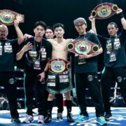 Kosei Tanaka es el nuevo campeón supermosca de la Organización Mundial de Boxeo (OMB o WBO) con una sólida victoria sobre Christian Bacasegua. (Foto: Naoki Fukuda).
