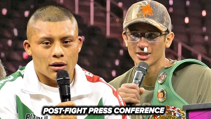 Pitbull Cruz y Sebastián Fundora conferencia post pelea