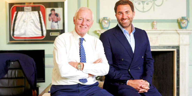Barry and Eddie Hearn. (Foro: Matchroom Boxing).