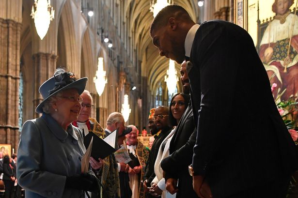 Joshua speaks with Queen Elizabeth II (Image REUTERS)