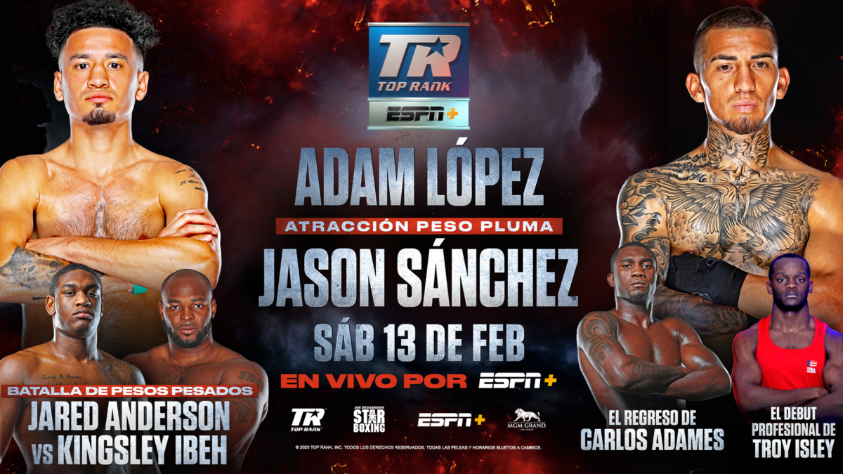 Adam López vs Jason Sánchez