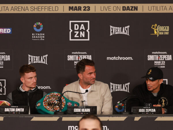 Sheffield, UK: Dalton Smith and Jose Zepeda Final Press Conference ahead of WBC International Super Lightweight Title fight on saturday night.