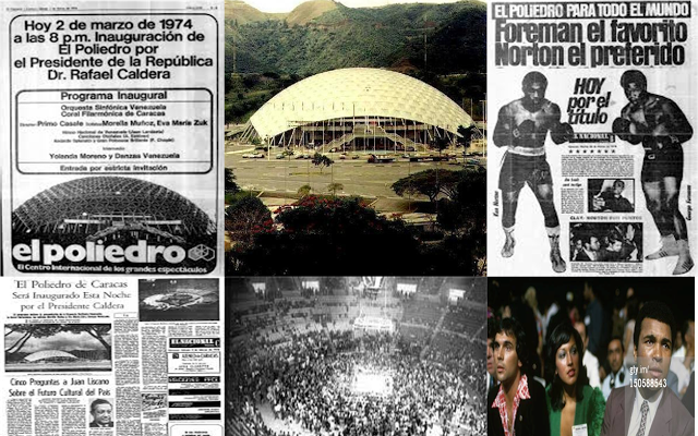 A 50 años del recordado Foreman vs Norton en el estreno del Poliedro de Caracas. Ken Norton no pudo con el poder de golpes de "Big" George Foreman. (Imagen Frases de Boxeo).