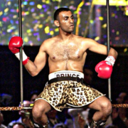 Prince Naseem Hamed gave boxing fans some of the best and most entertaining ring walks. AP Photo/Kevork Djansezian