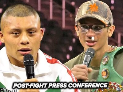 Pitbull Cruz y Sebastián Fundora conferencia post pelea