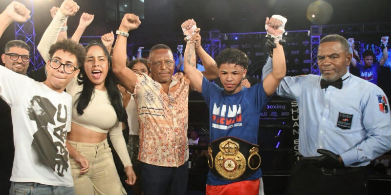Gran victoria de Erick 'Mini Pacman' Rosa Sobre Yudel Reyes en República Dominicana. (Frases de Boxeo).