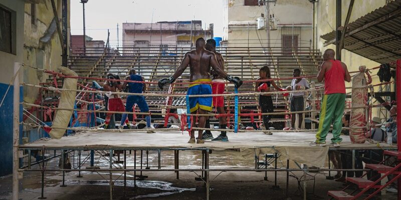 Gimnasio de Boxeo Rafael Trejo, en Cuba.